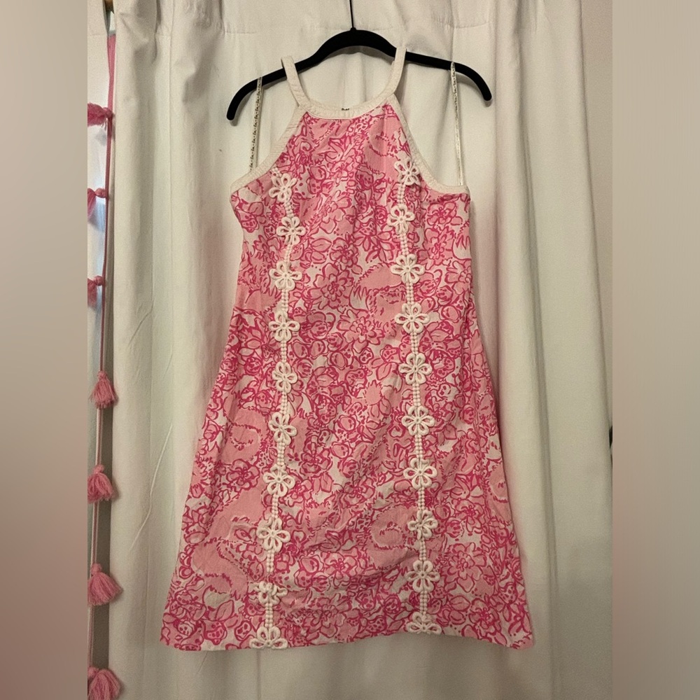 EUC Lilly Pulitzer Pearl Shift Dress Pink She’s A Fox
